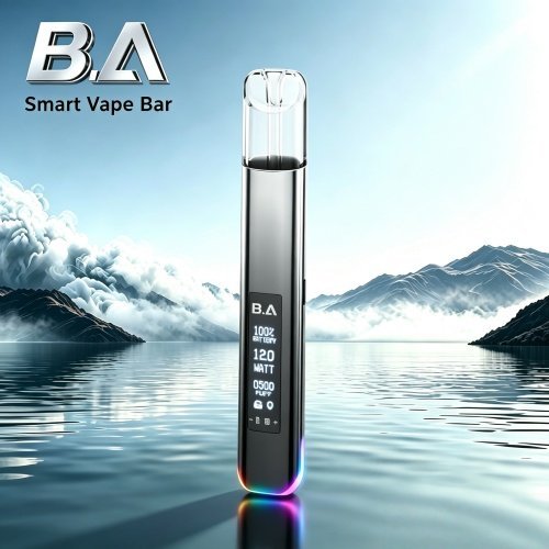B.A-一代可調式發光主機.jpg B.A主機一代通用 可調式LED顯示屏可發光Smart Vape Bar煙桿:圖片 1